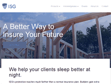 Tablet Screenshot of insurancespecialtygroup.com